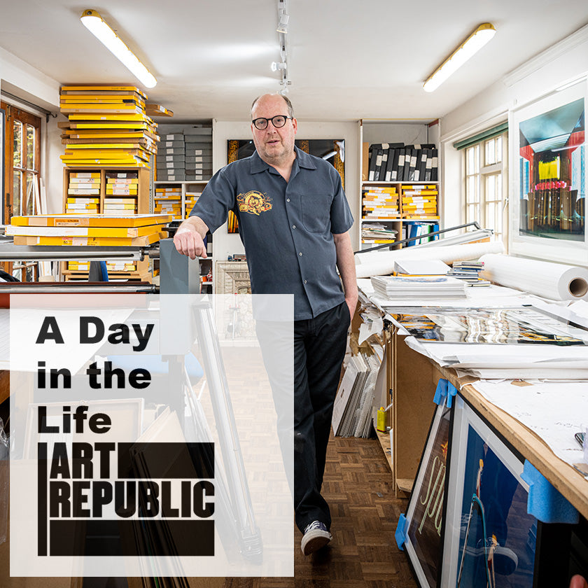 Richard Heeps a day in a life interview with Art Republic online gallery. 