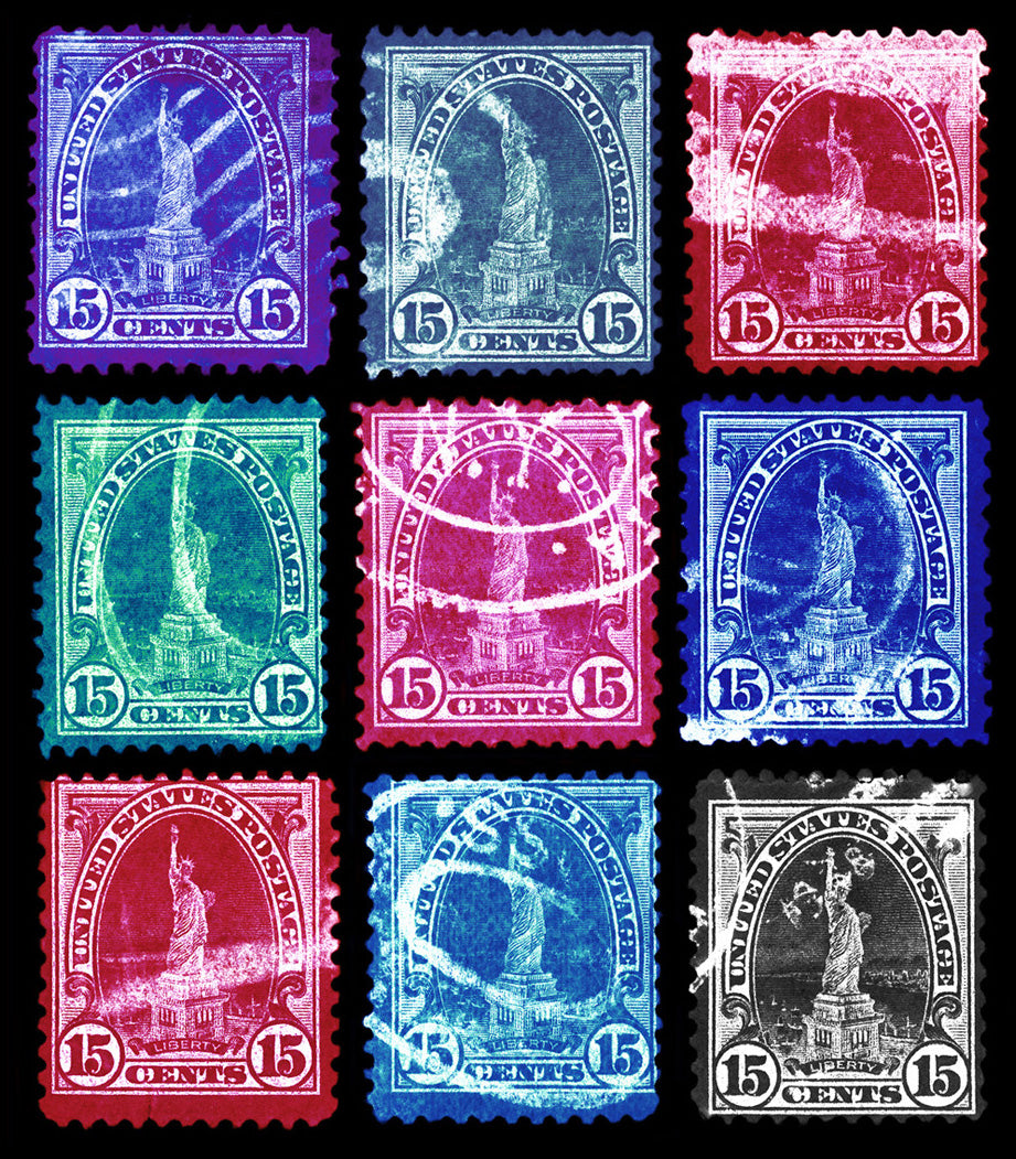 Statue of Liberty Stamp Collection 'Liberty (Multi-Colour Mosaic)', 2016
