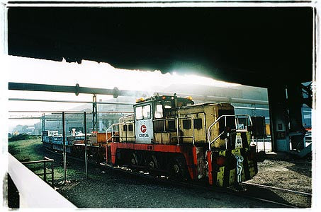 Arriving Locomotive - Soaker Bay, Bloom&Billet Mill, Scunthorpe 2007