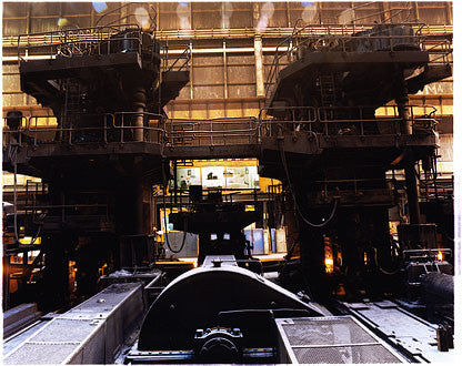 A perfect view of the process, Bloom&Billet Mill, Scunthorpe 2007
