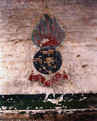 Insignia of Royal Engineers, Coalhouse Fort 2003