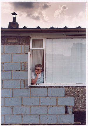Mrs Swan at Window II, Post War Prefab, Wisbech 1993