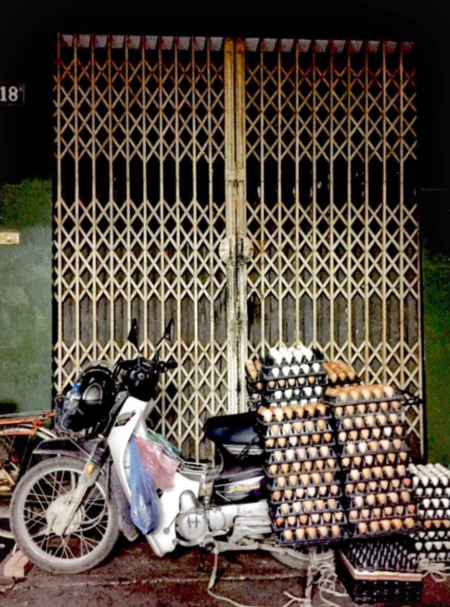 Egg Delivery Bike, Hanoi, 2016