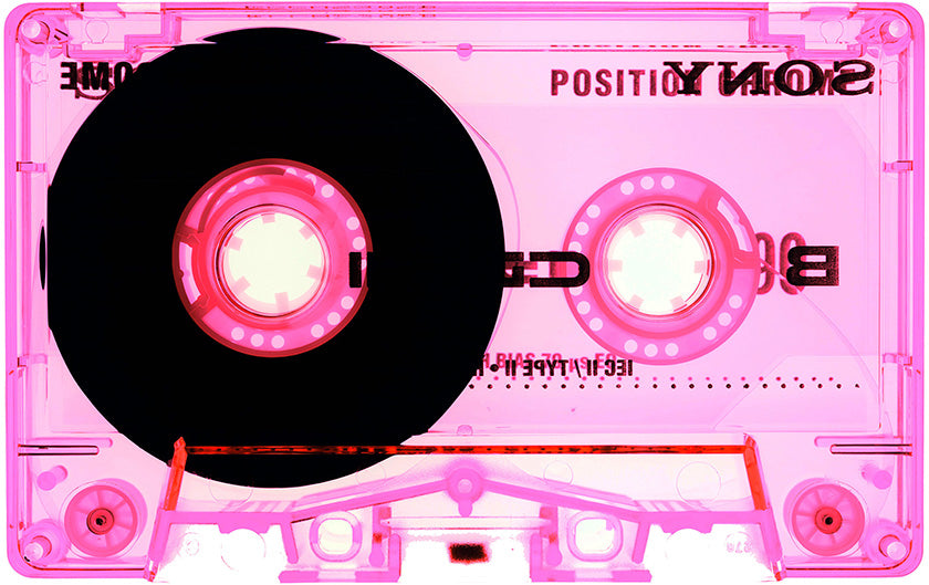 Richard Heeps Pink cassette tape artwork from the Heidler and Heeps Tape Collection