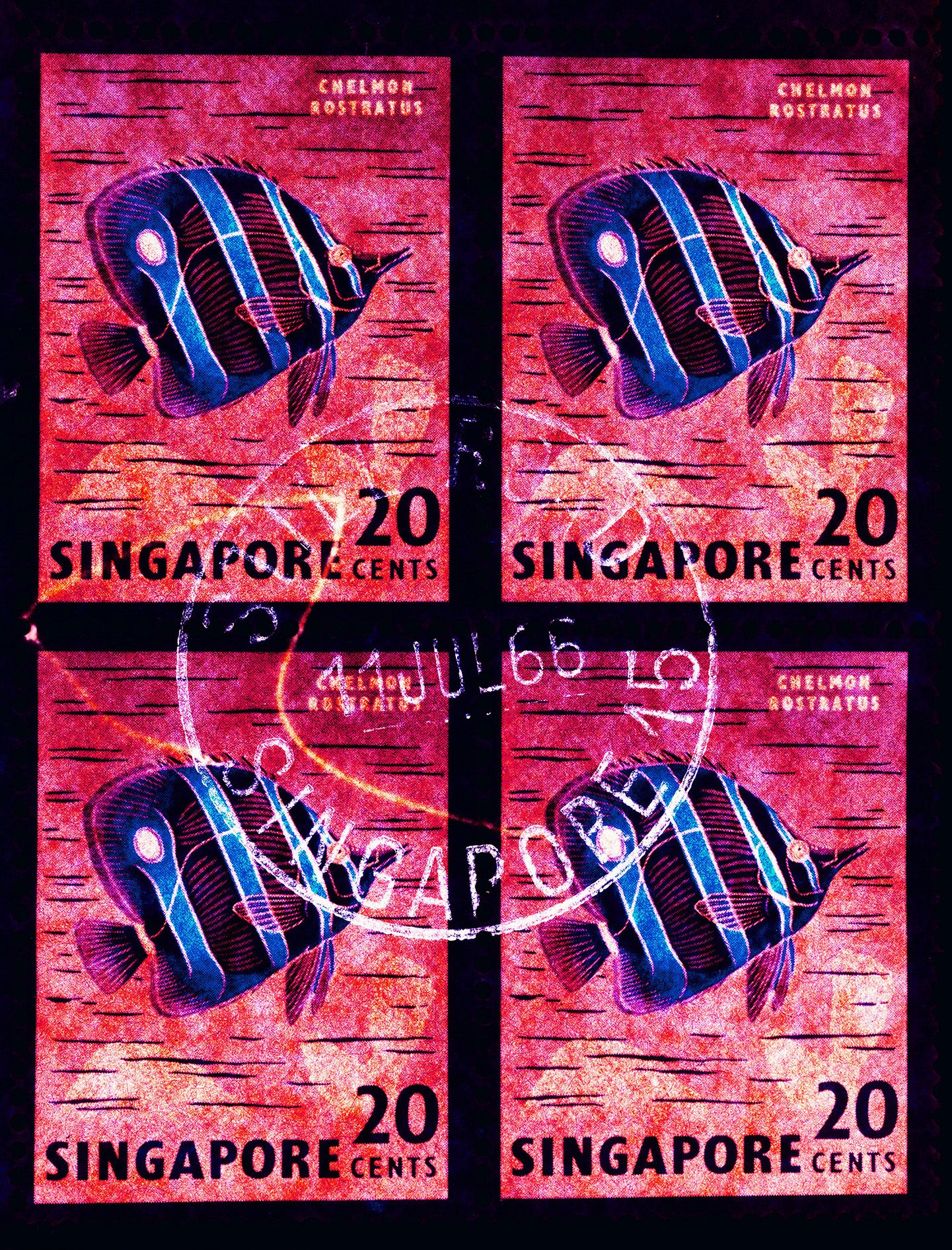 Singapore Stamp Collection 'Butterfly Fish', 2017