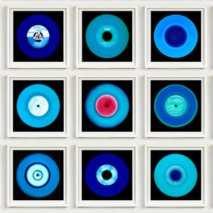 Nine Piece Vinyl Collection Blues Installation