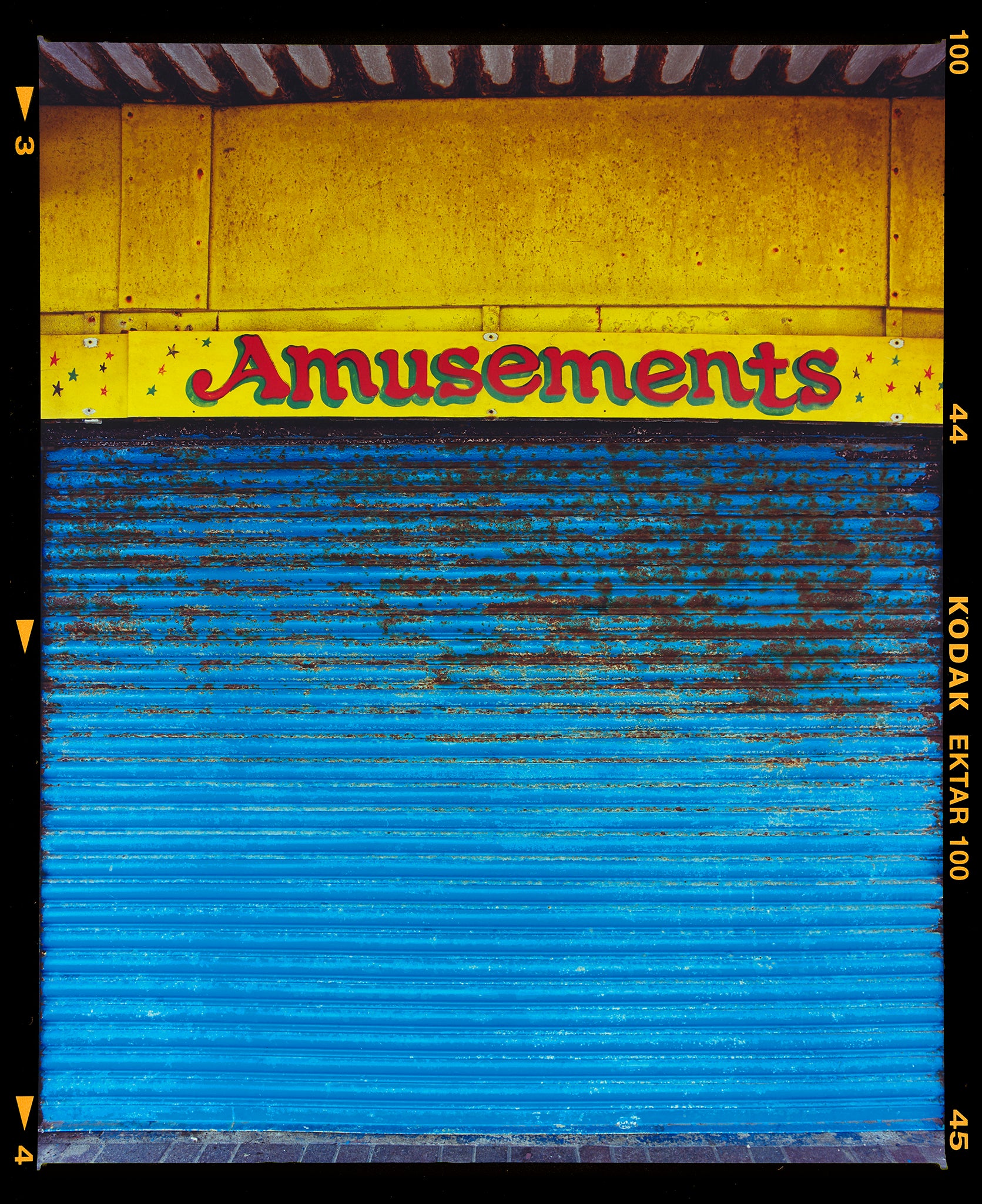 Amusements seaside typography photography by Richard Heeps.