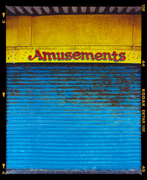 Amusements seaside typography photography by Richard Heeps.