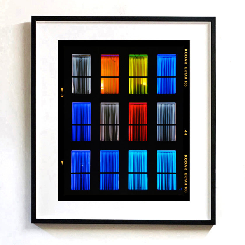 Recently sold artwork Italian Centric architecture photograph by Richard Heeps framed in black.
