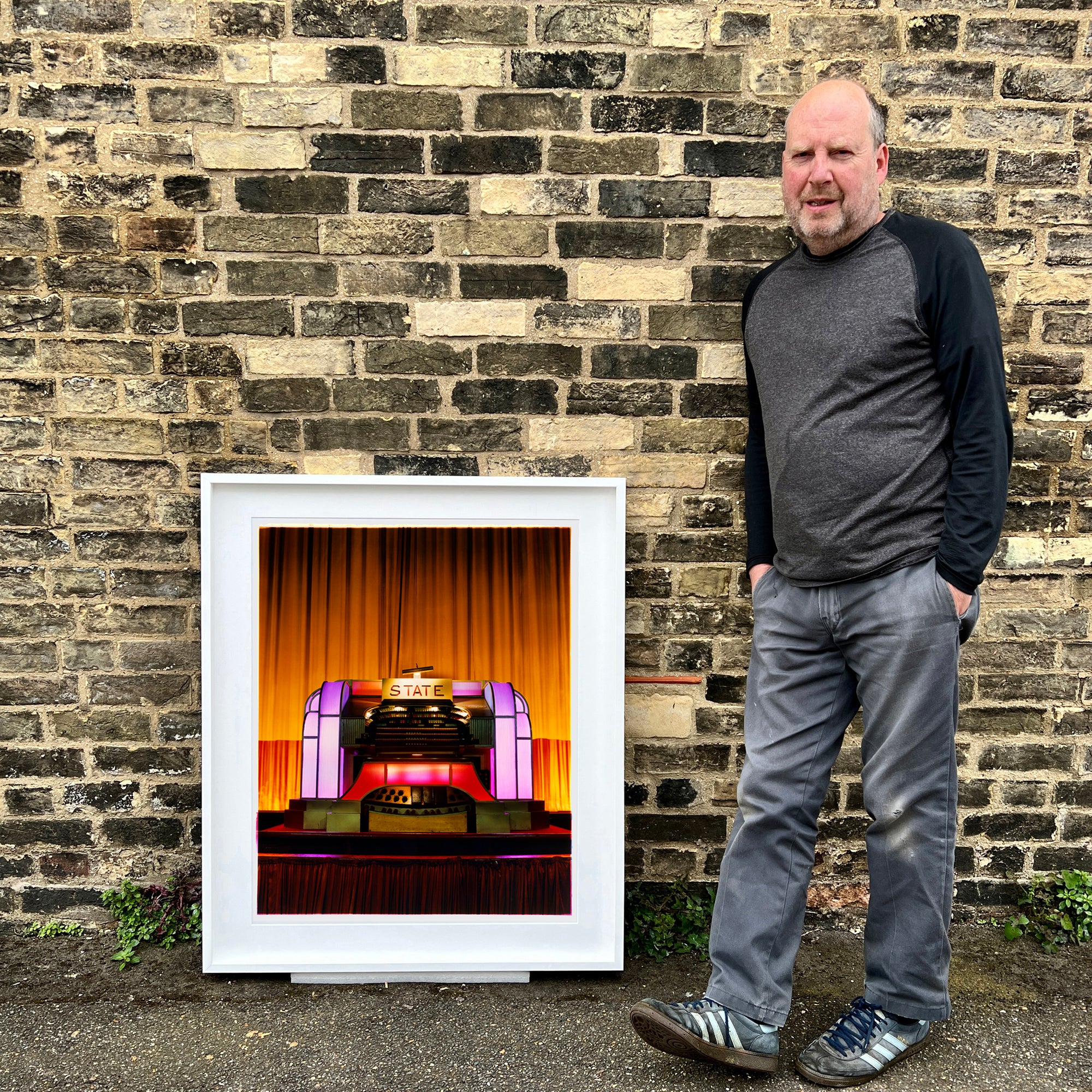 Richard Heeps Compton Organ The State framed in white