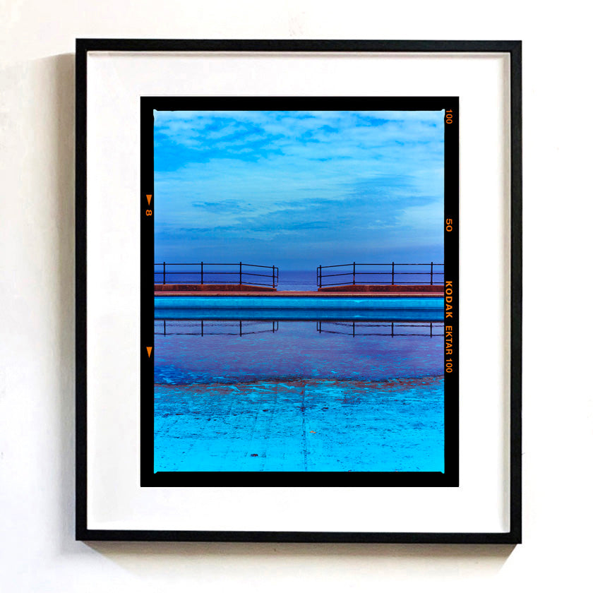 Craig y Don Pool Richard Heeps  artwork framed in black