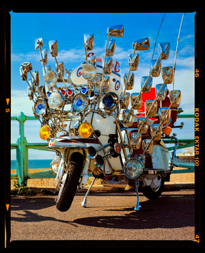 Dennis' The Original Mod' Lambretta, Brighton, 2025
