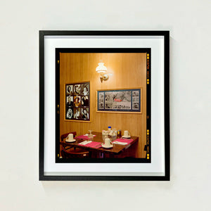 Recently sold artwork vintage dining room interior photograph by Richard Heeps.