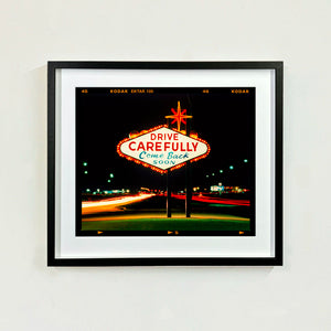 Drive Carefully, Las Vegas, 2002 (6x7 Film Rebate)
