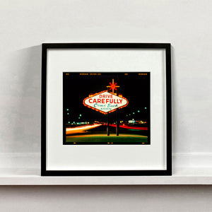 Drive Carefully, Las Vegas, 2002 (6x7 Film Rebate)
