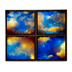 Fenland Clouds Set of Four Framed Artworks