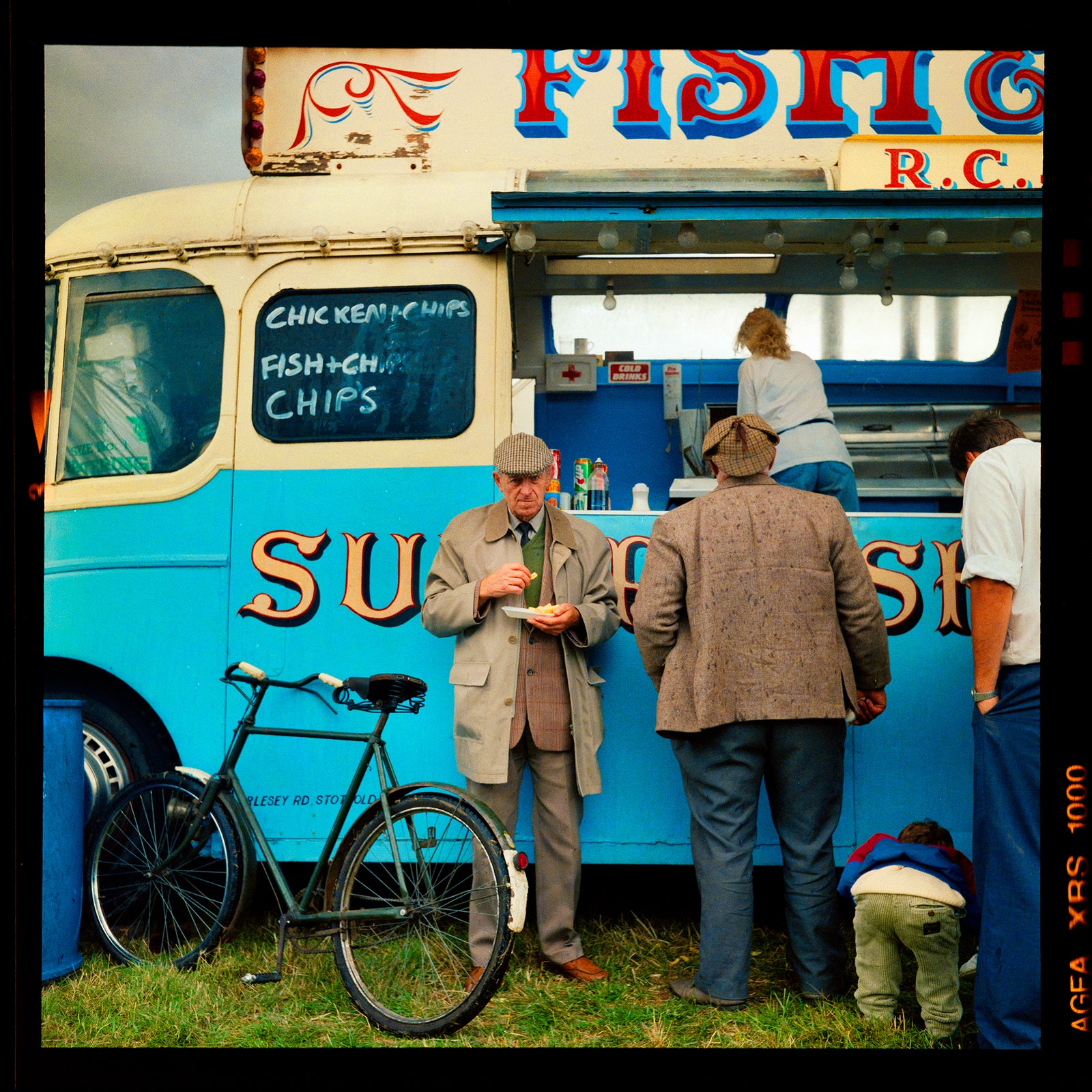 Fish & Chips Van II, Haddenham Steam Rally, Cambridgeshire, 1993