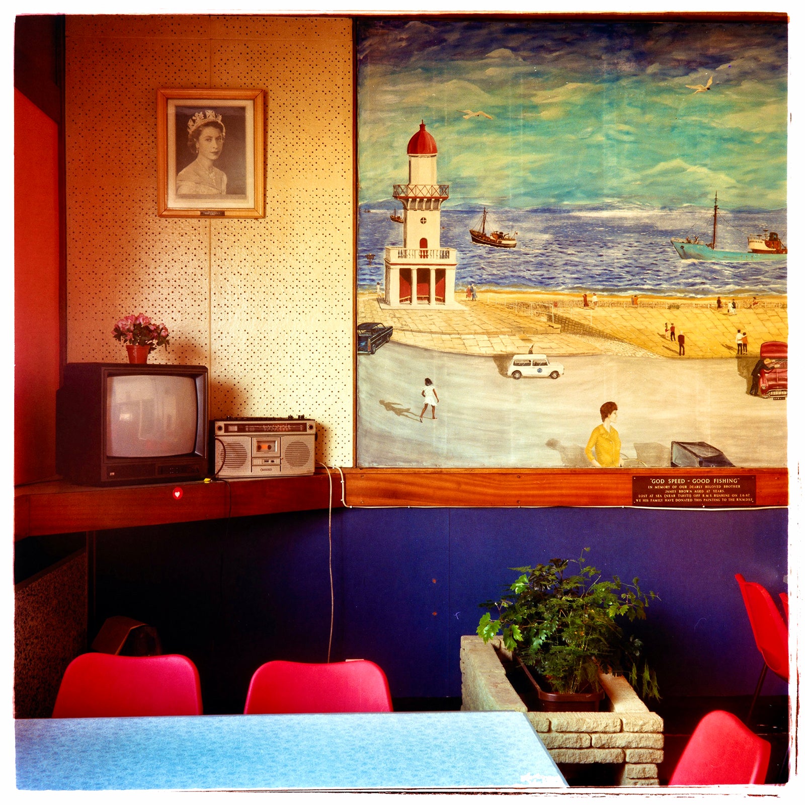 Fishermen's Mission vintage interior photograph by Richard Heeps