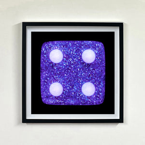 Dice Series, 'Purple Sparkles Four', 2023