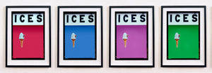 ICES Set of Four Framed Artworks