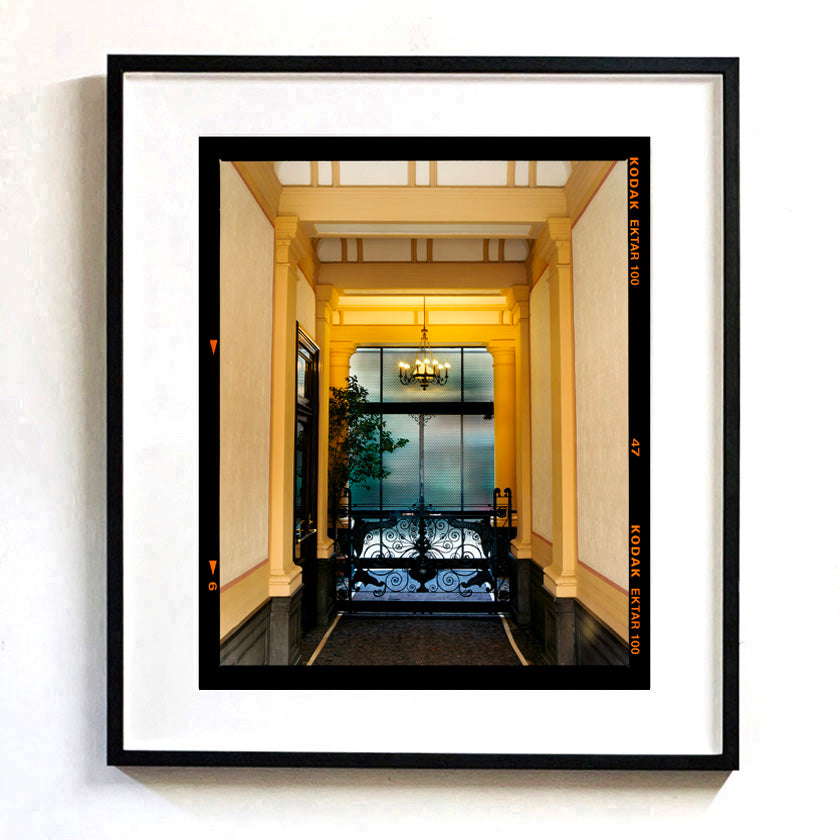 Recently sold artwork Foyer Italian architecture interior design photograph by Richard Heeps framed in black
