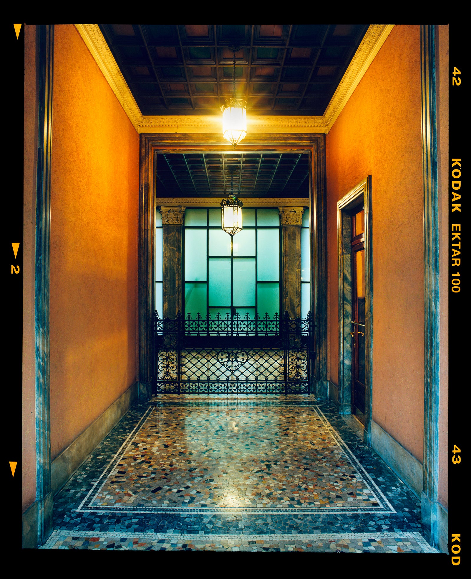 Foyer III Italian architecture interior photograph from Richard Heeps series, A Short History of Milan