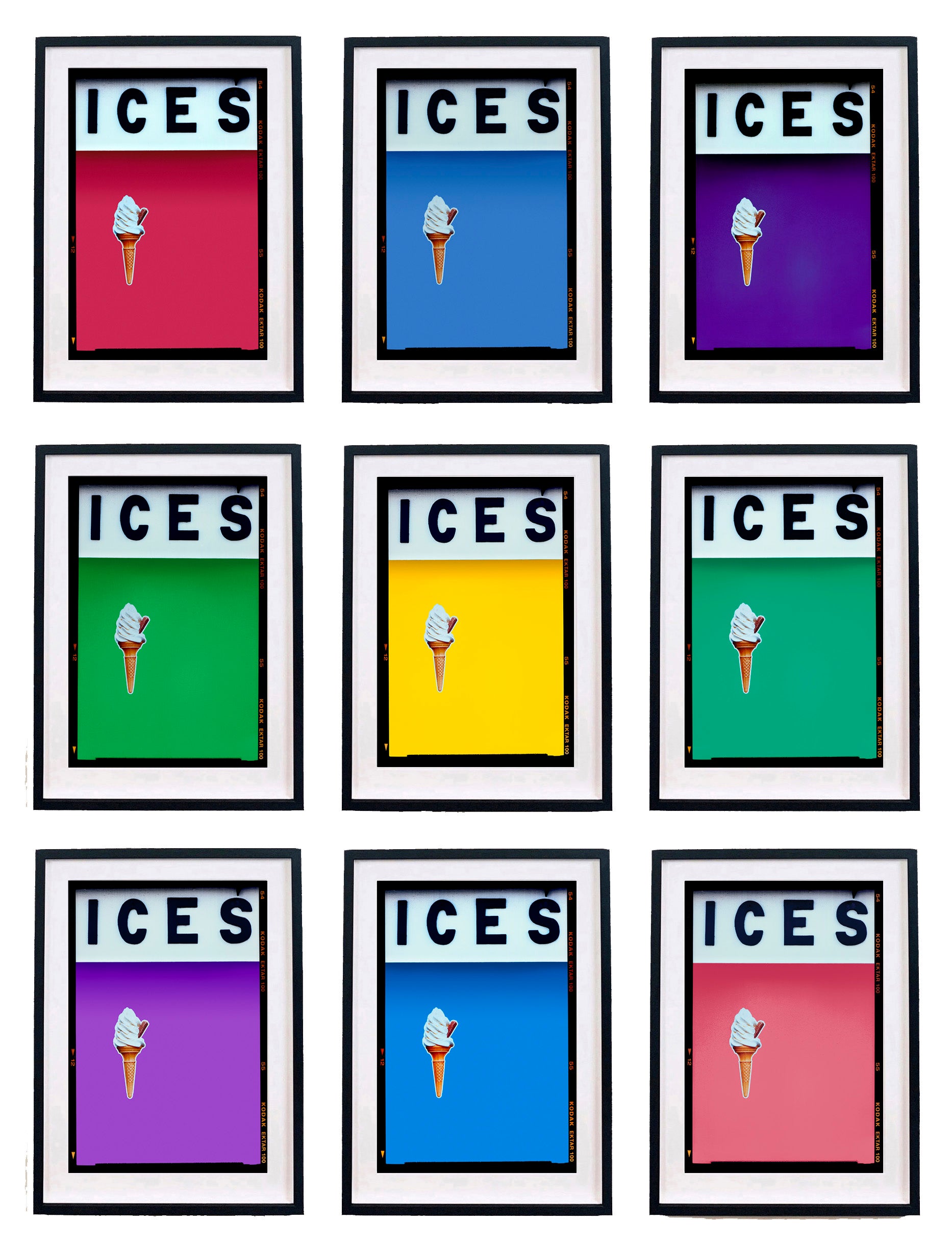 ICES Multicolour Set of Nine