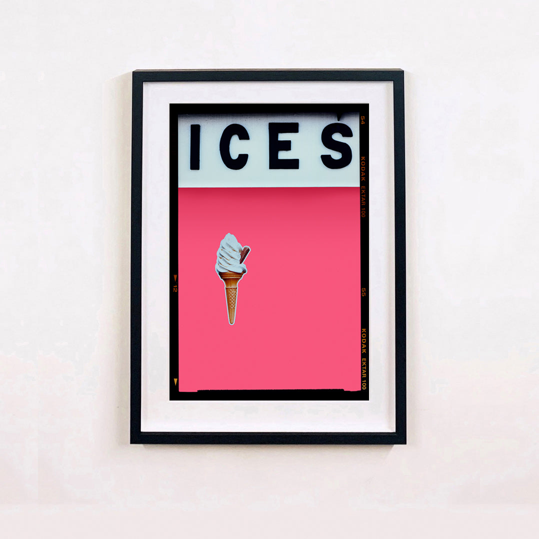 Recently sold Richard Heeps artwork Ices pink lemonade framed in black