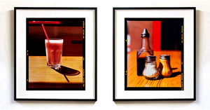 Milkshake and Salt, Pepper & Vinegar, Clacton-on-Sea, 2021 - Two Framed Artworks