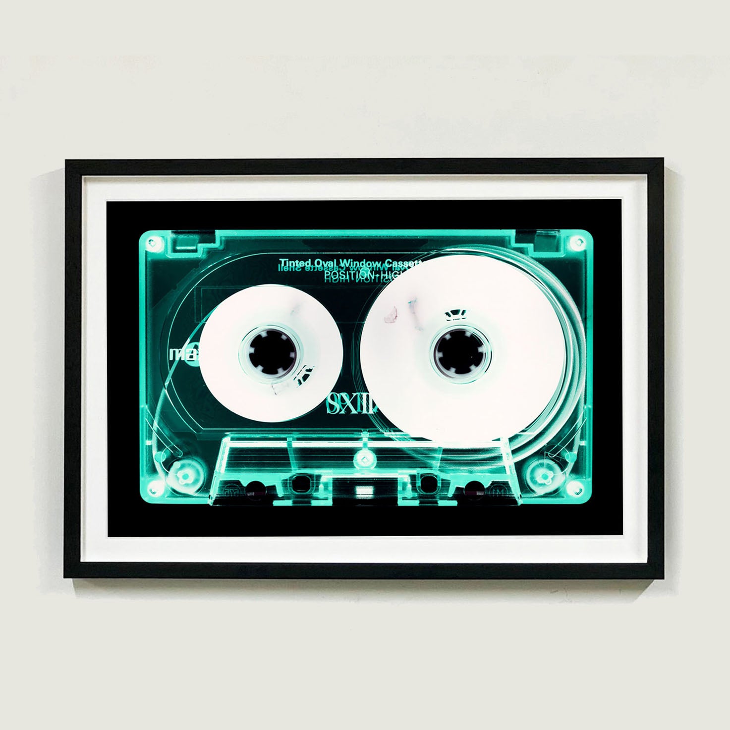 Recently sold artwork Mint Tinted Cassette framed in black