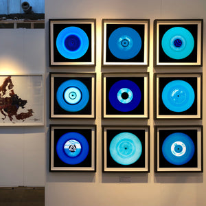 Nine Piece Vinyl Collection Blues Installation