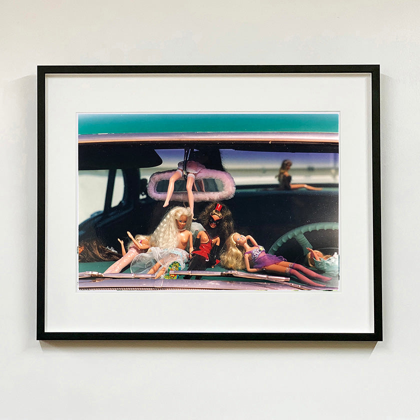 Recently sold artwork Oldsmobile and Sinful Barbie's from Richard Heeps Man's Ruin series.