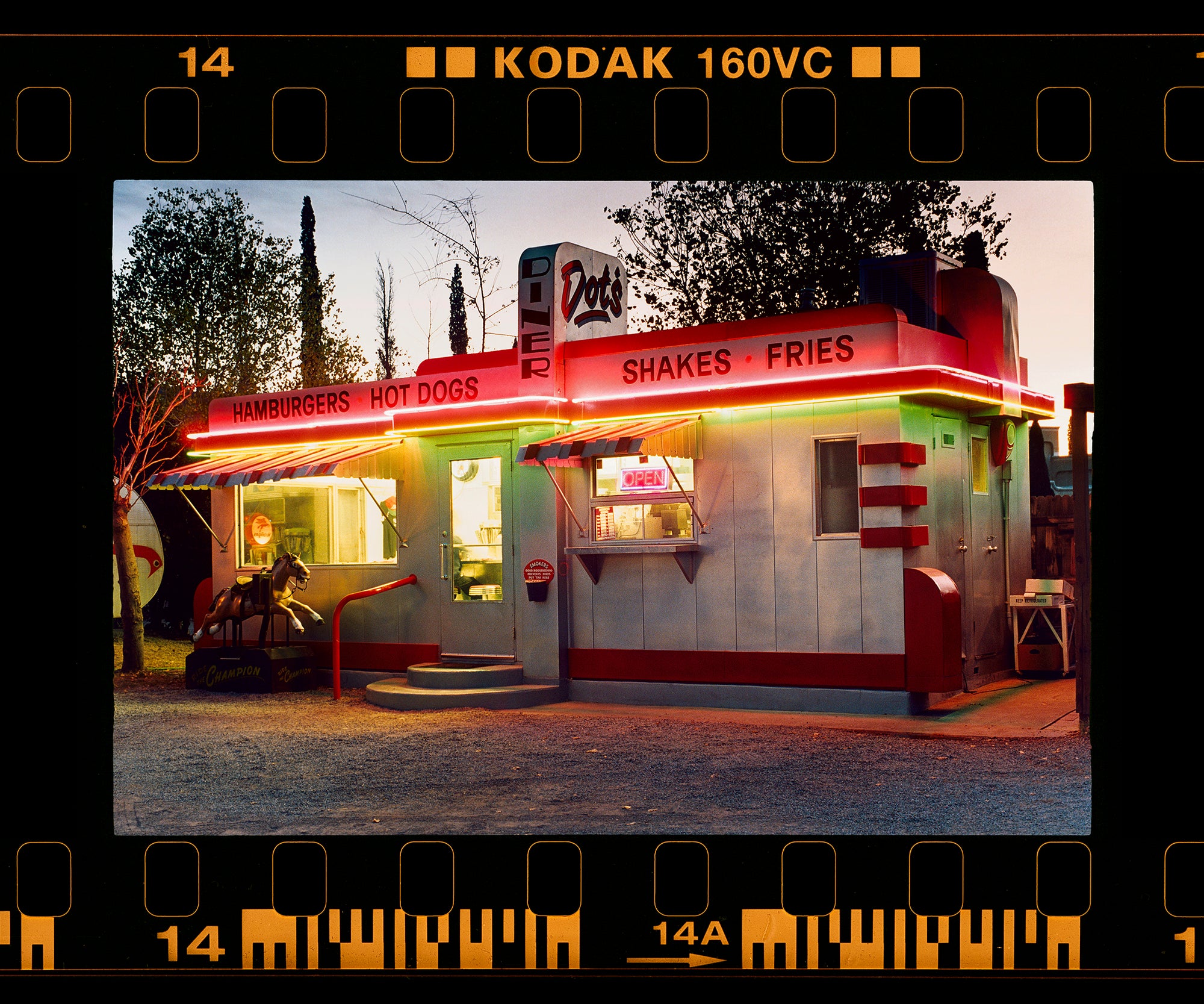 On the Road ~ Dot's Diner, Bisbee, Arizona, 2001