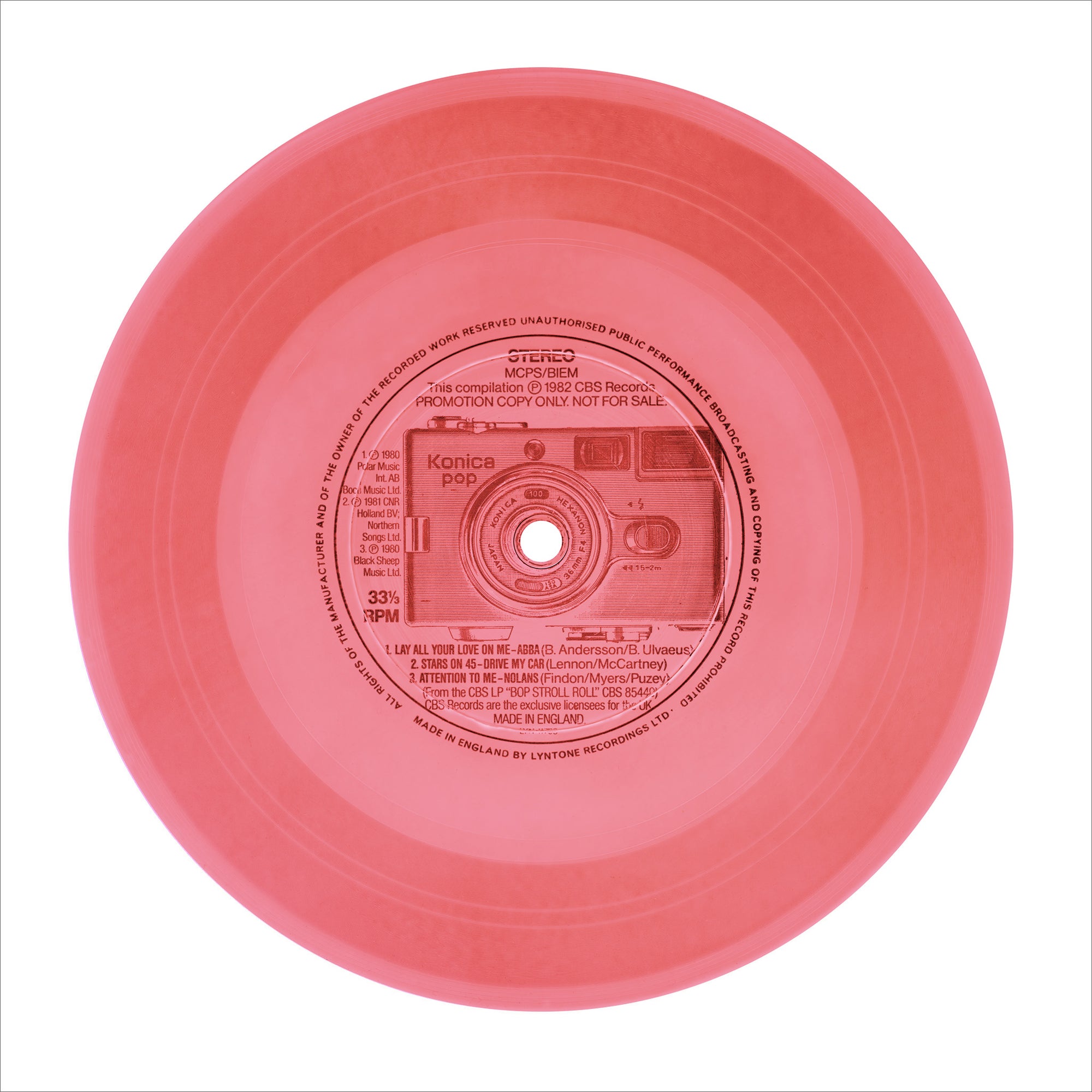 B Side Vinyl Collection 'POP!' (Pink)