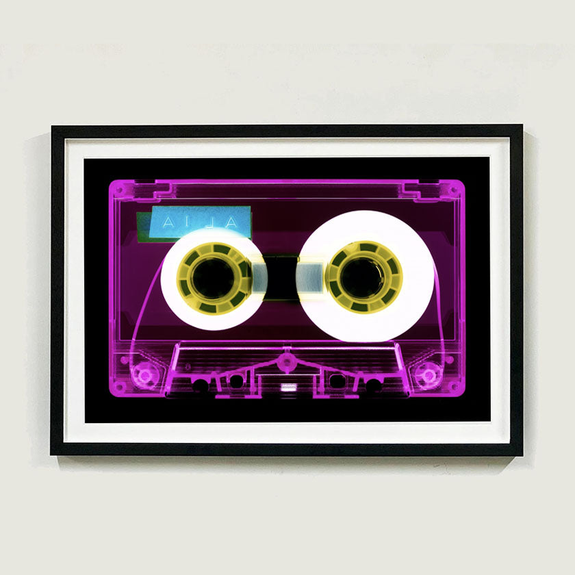 Recently sold artwork AILA Pink pop art from the Heidler and Heeps cassette tape collection.