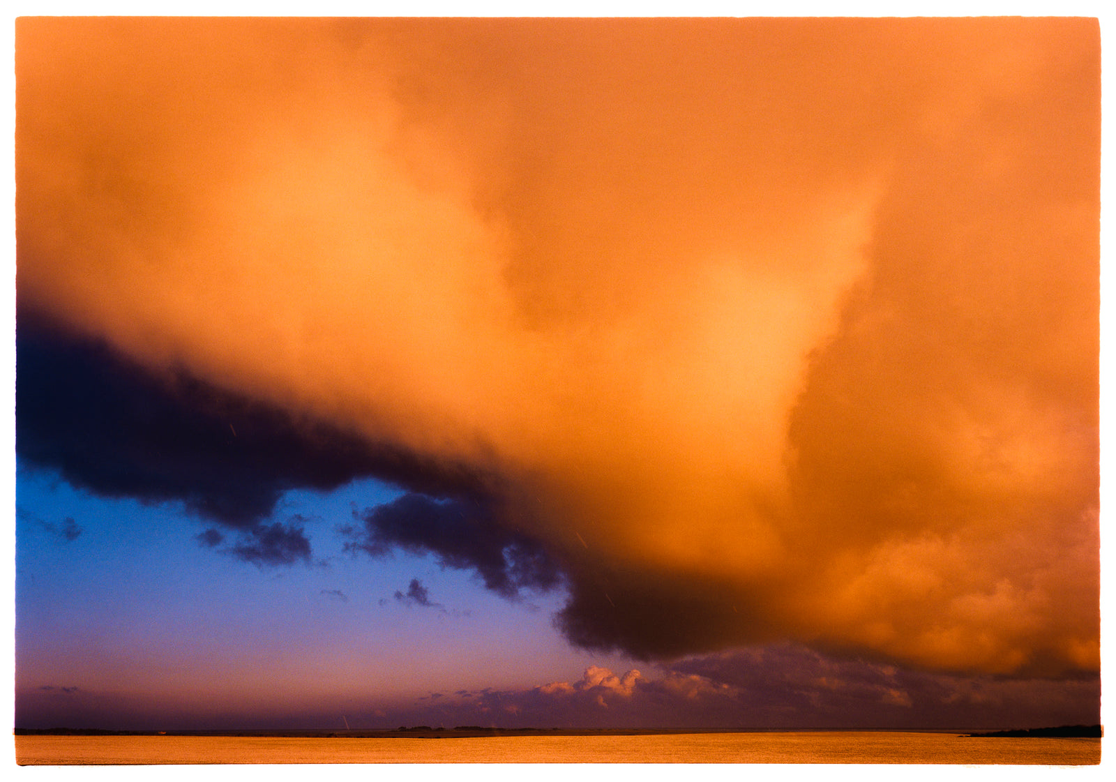 Red Clouds, near Wells-Next-The Sea, English landscape photograph by Richard Heeps.