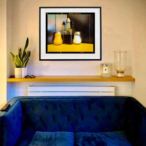 Yellow Napkin and Pepper, Vinegar & Salt, Clacton-on-Sea, 2021 Two Framed Artworks