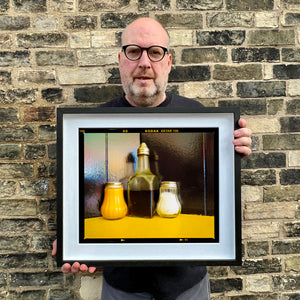 Yellow Napkin and Pepper, Vinegar & Salt, Clacton-on-Sea, 2021 Two Framed Artworks