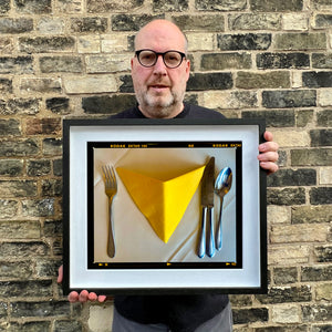 Yellow Napkin and Pepper, Vinegar & Salt, Clacton-on-Sea, 2021 Two Framed Artworks