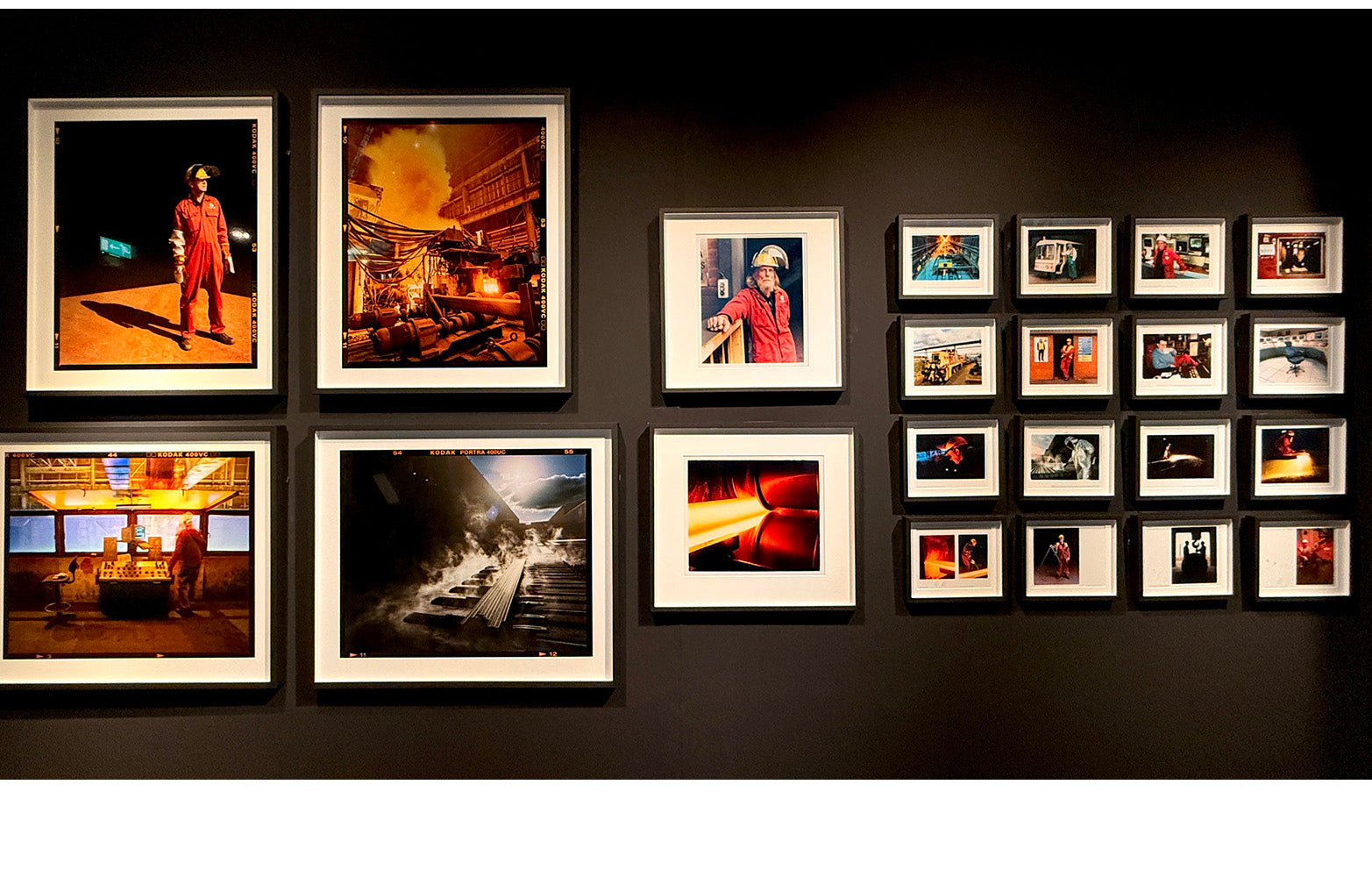 Scunthorpe Steel The Exhibition at 20-21 Visual Arts Centre Richard Heeps photography series.