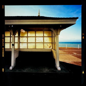 Seafront Shelter, British seaside architecture photograph by Richard Heeps.