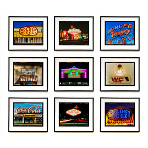 Typography Photography Set of Nine Framed Ready to Hang Artworks