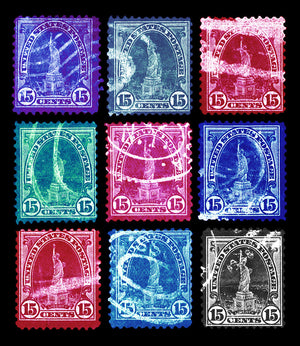 Stamp Collection 'Liberty Multicolour Mosaic', 2016