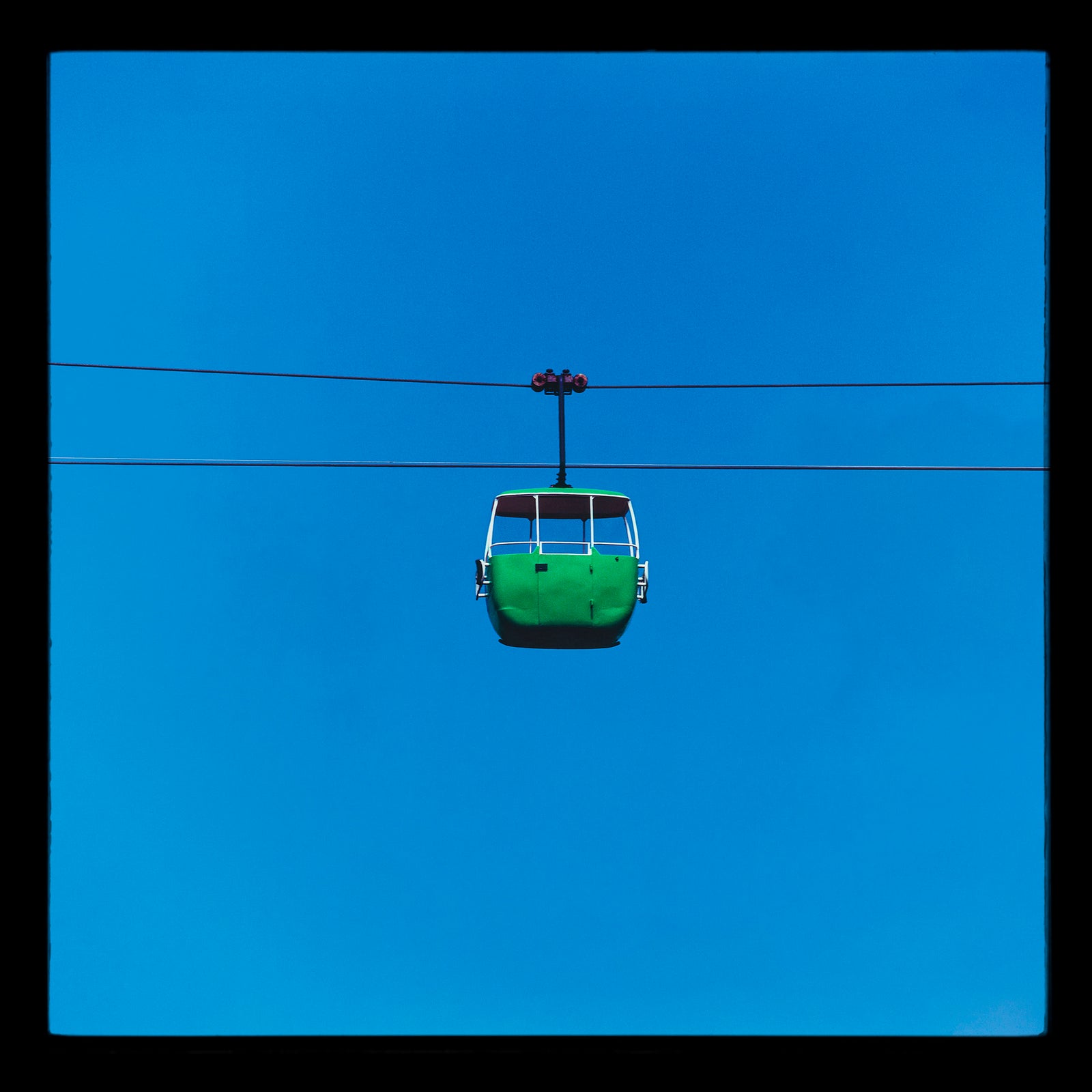 Summit Cable Car Green, Great Orme, Llandudno, 2023 (Square)