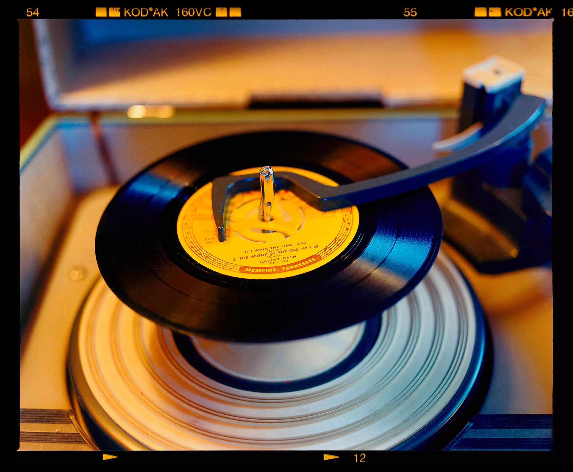 Vintage record player interior photograph from Richard Heeps Dream in Colour series.