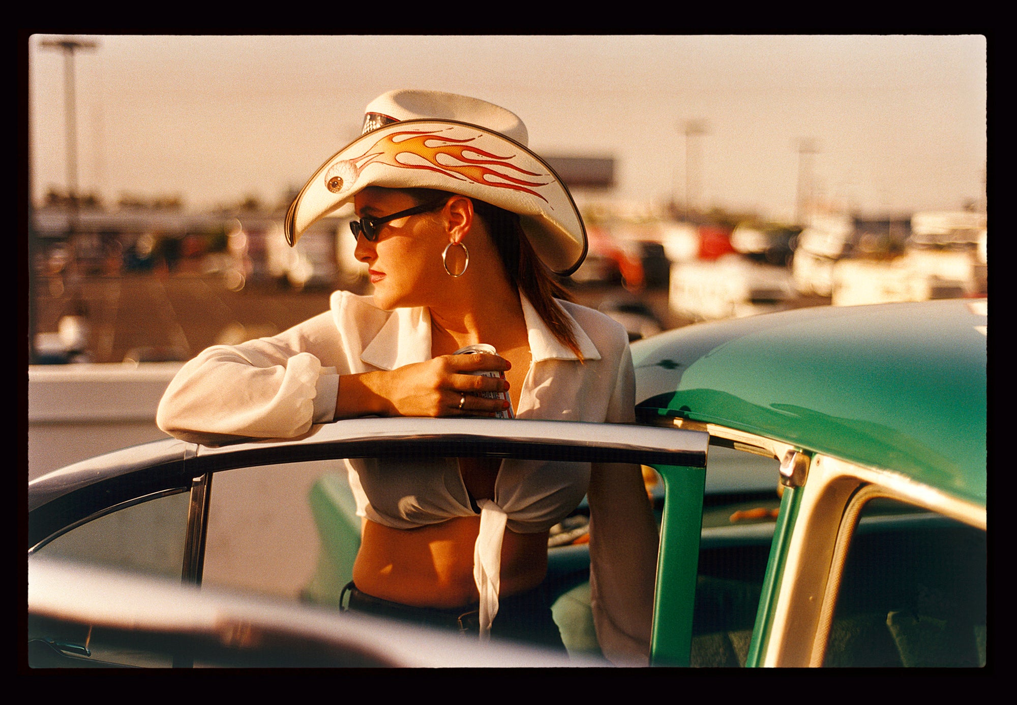 Sun kissed Wendy American Western portrait photograph by Richard Heeps