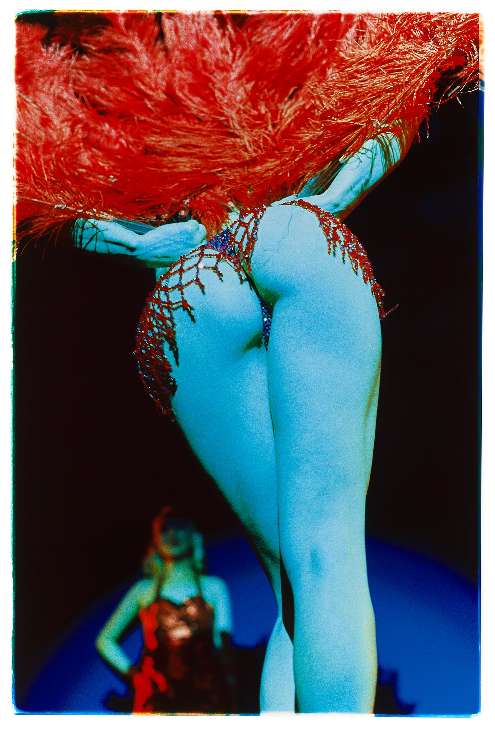 Burlesque stage performance photograph by Richard Heeps