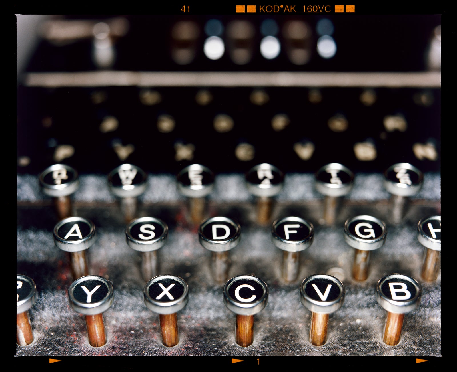 The Enigma Machine, Bletchley Park, World War II history documentary photograph by Richard Heeps.