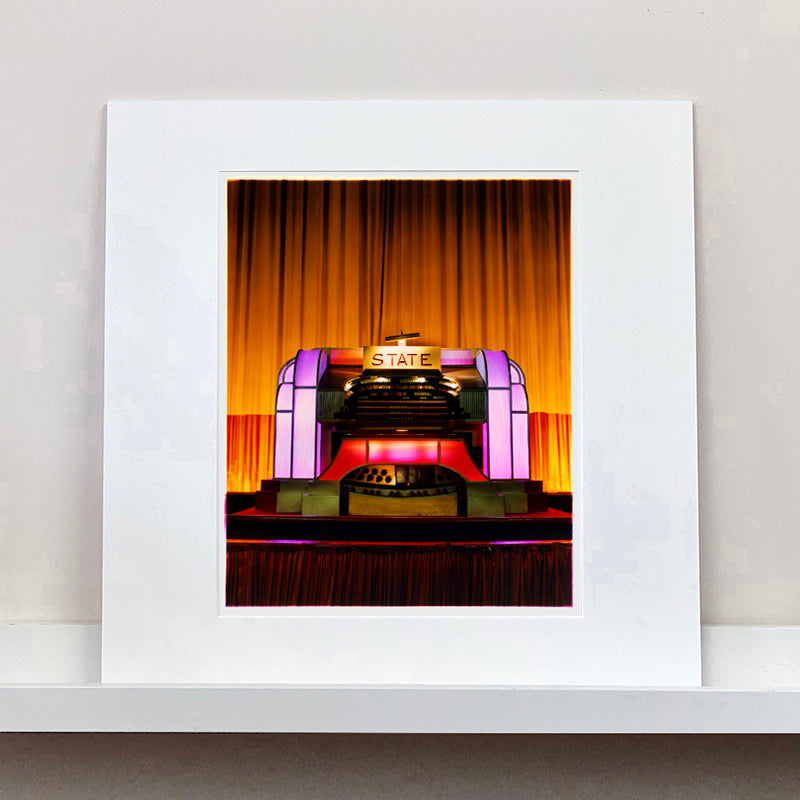 Compton Organ The State photographic artwork by Richard Heeps mounted square
