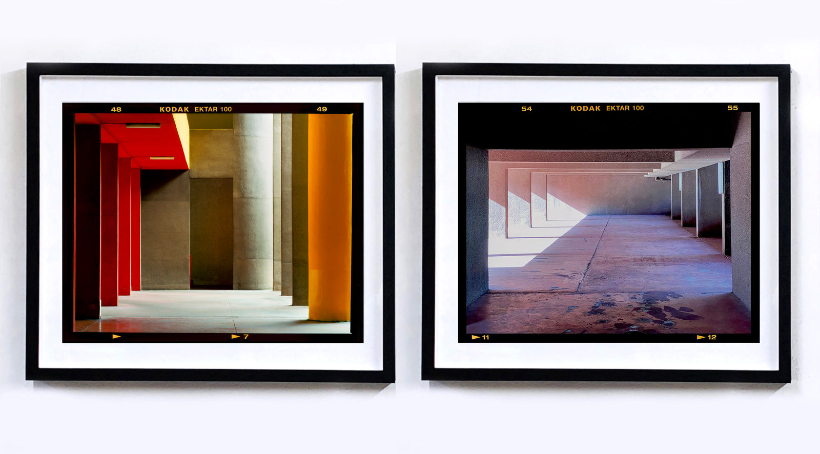 Utopian Foyer I and Utopia, Milan, 2020 Framed Pair of Artworks